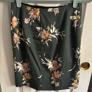 Lysse Orange Pink Mini Pencil Skirt Casual